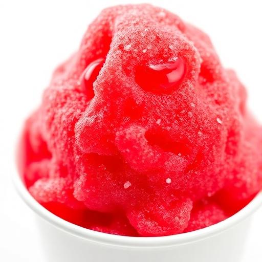 Cherry snow cone